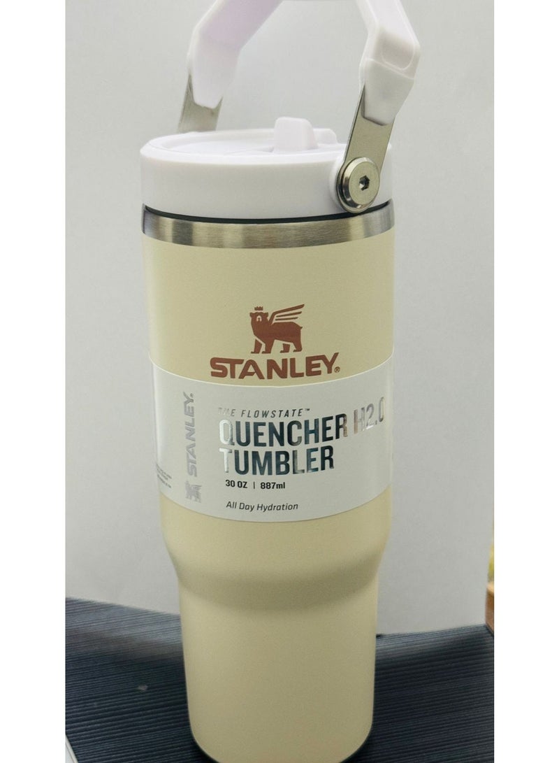 Stanley 30oz Stainless Steel Tumbler - Vacuum Insulated Water Bottle for Home, Office or Car Reusable Cup with Straw Leak Resistant Flip Cold for 12 Hours or Iced for 2 Days, 30oz - Image 4